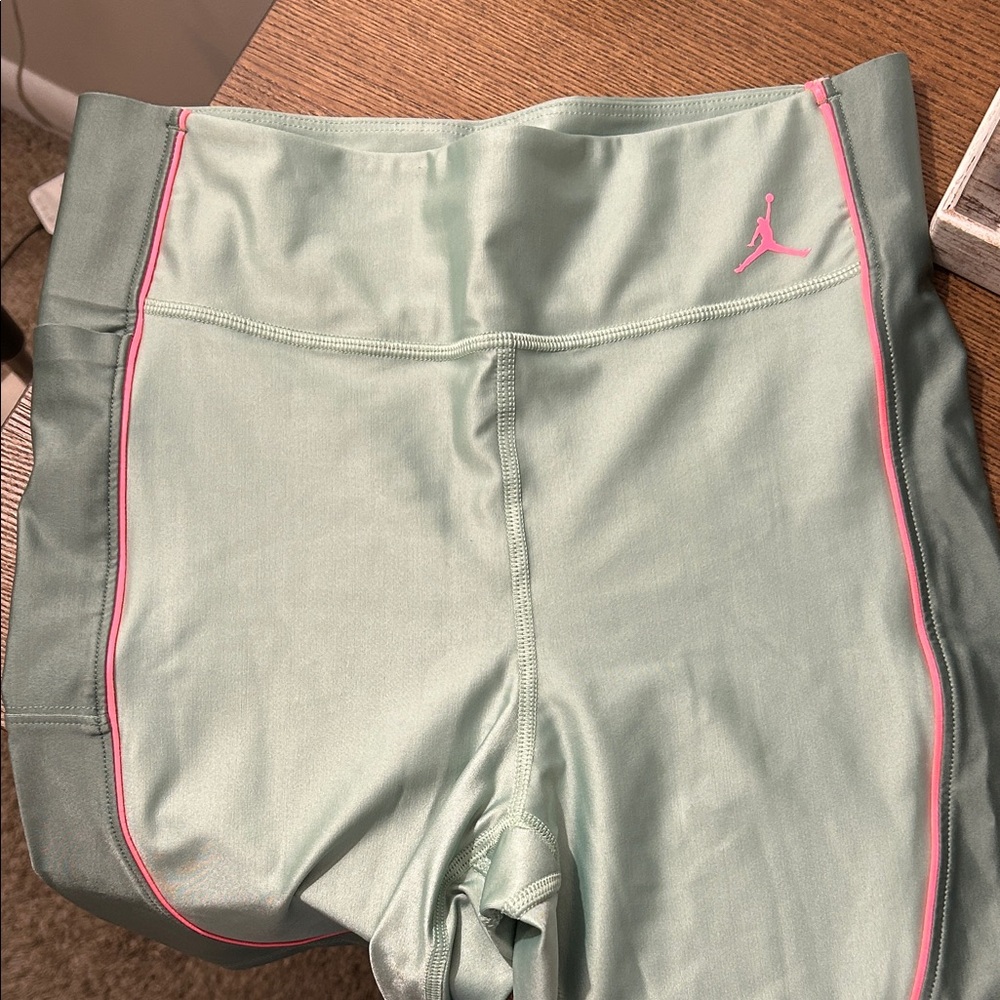 Jordan Mint Green Tight Fit Shorts